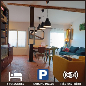 Loft Central Spacieux - Parking Inclus